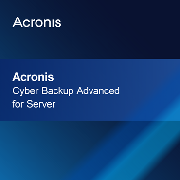 Acronis Kyberzáloha Pokročilý Virtuální Hostitel