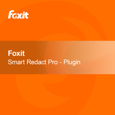 Foxit Smart Redact Pro - Tillägg