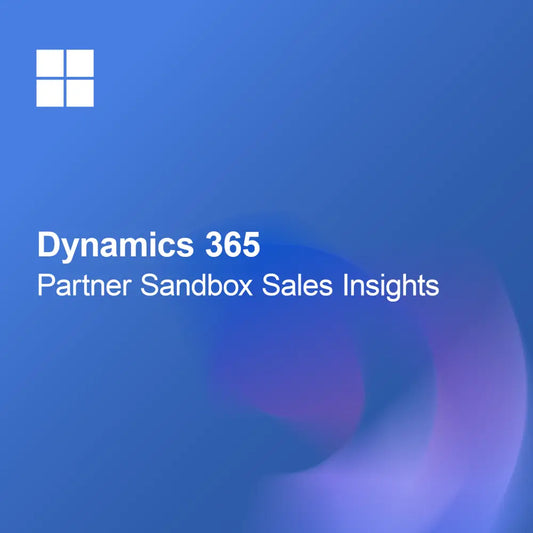 Dynamics 365 Partner Sandbox Analisi delle Vendite