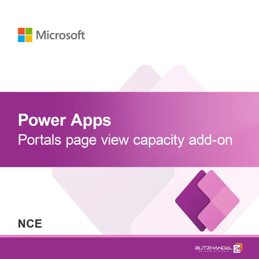 Complemento de capacidad de vistas de página de Power Apps Portals (NCE)