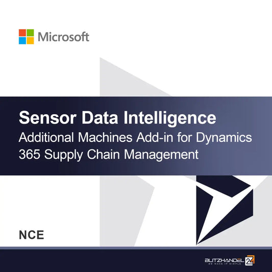 Add-in Macchine Aggiuntive per l'Intelligenza dei Dati Sensore in Dynamics 365 Supply Chain Management (NCE)