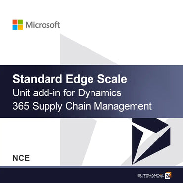 Standaard Edge Scale Unit-add-in voor Dynamics 365 Supply Chain Management (NCE)