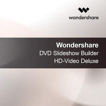 Wondershare Créateur de Diaporamas DVD HD-Video Deluxe