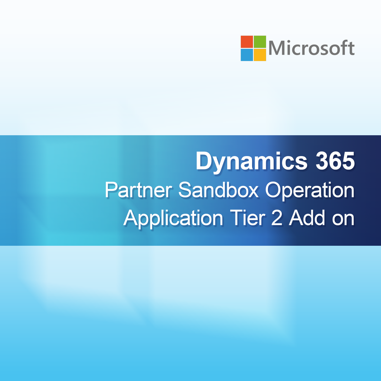 Dynamics 365 Partner Sandbox Operation Applicatielaag Tier 2 Add-on