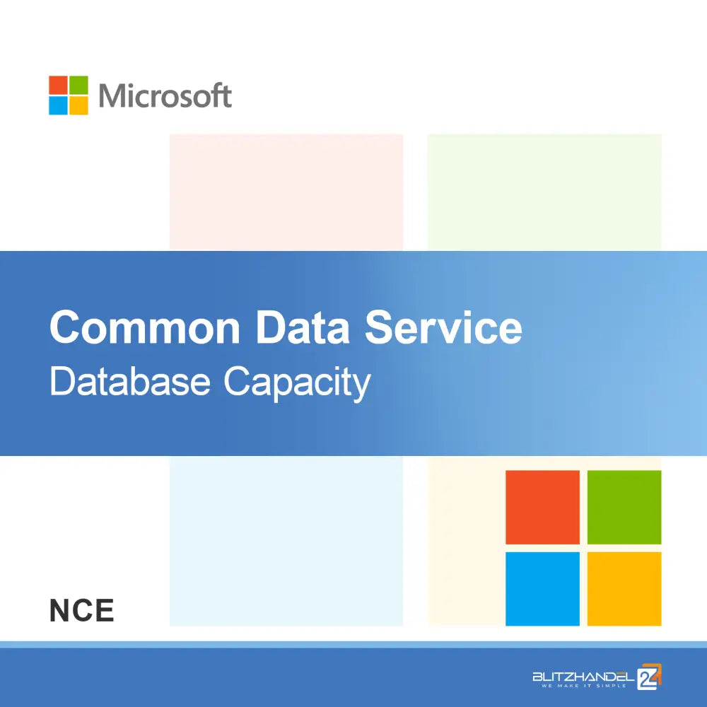 Χωρητικότητα Βάσης Δεδομένων Common Data Service (NCE)