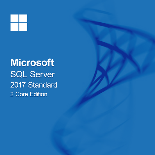 Microsoft SQL Server 2017 Standard, 2 Core -versio