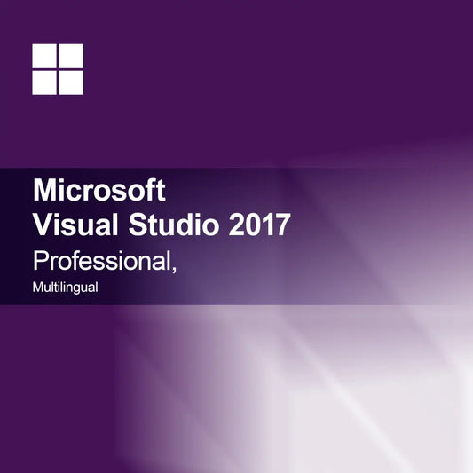 Microsoft Visual Studio 2017 Professional, Multilingue